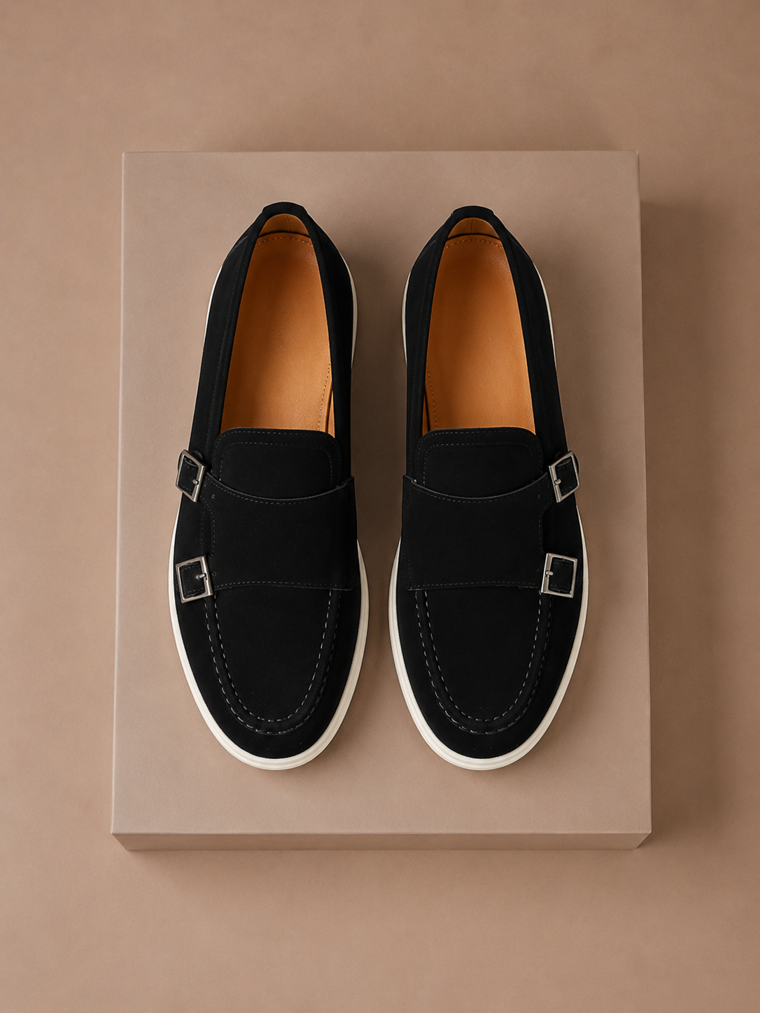 Komfrt Men's Lightweight Suede Loafers