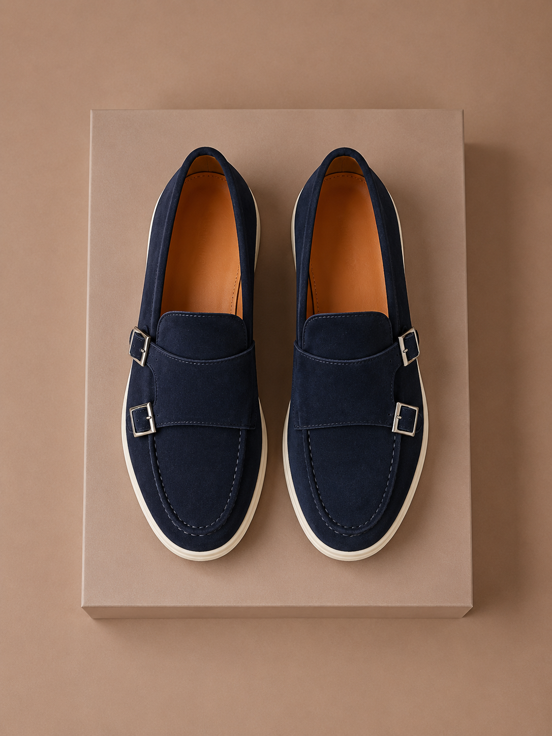 Komfrt Men's Lightweight Suede Loafers