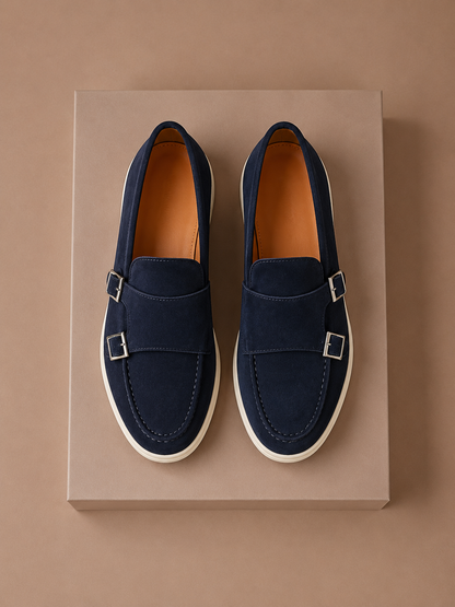 Komfrt Men's Lightweight Suede Loafers