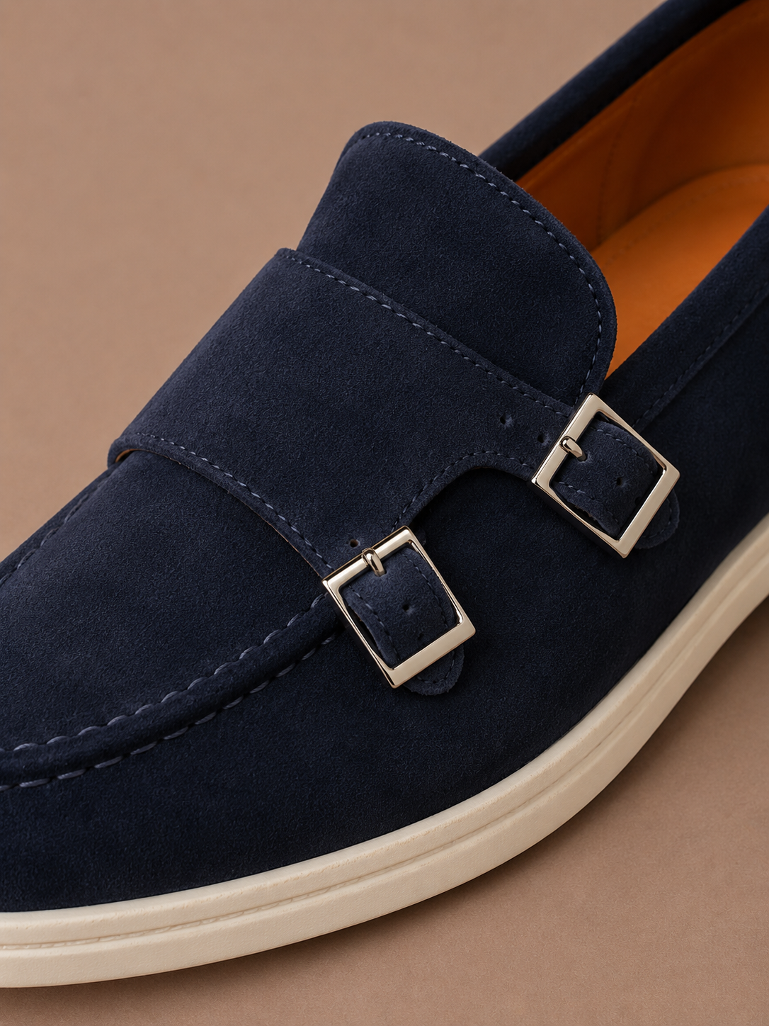Komfrt Men's Lightweight Suede Loafers