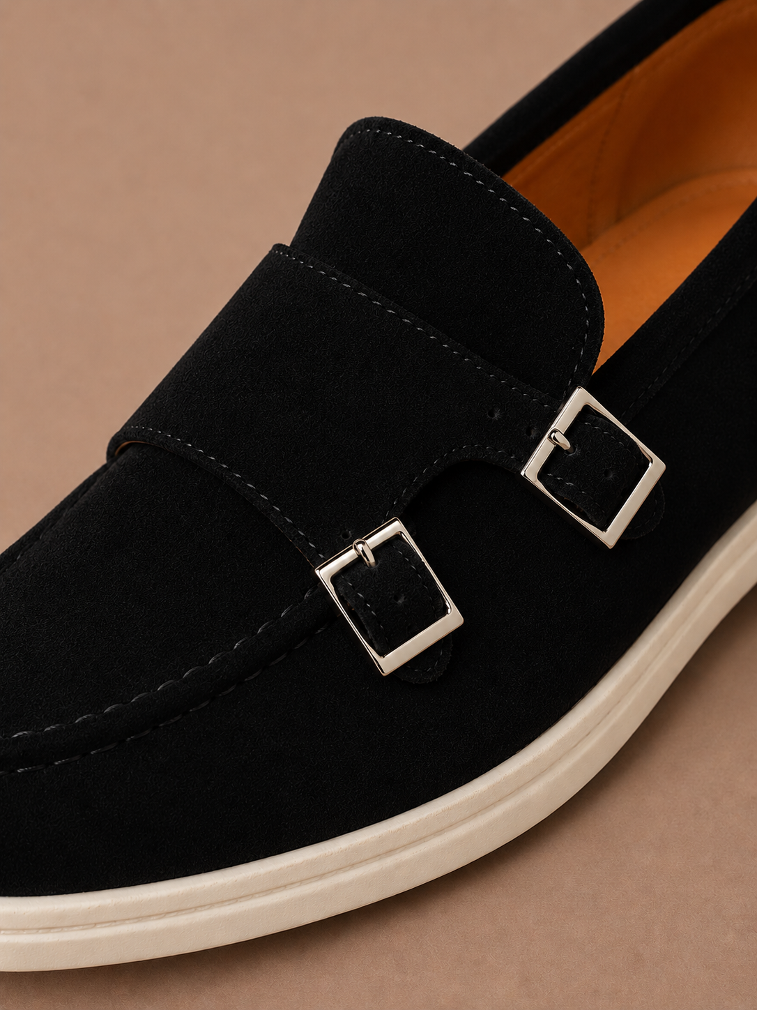 Komfrt Men's Lightweight Suede Loafers