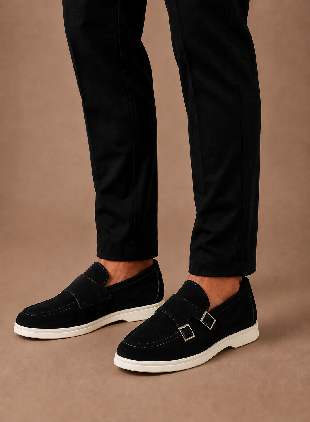 Komfrt Men's Lightweight Suede Loafers