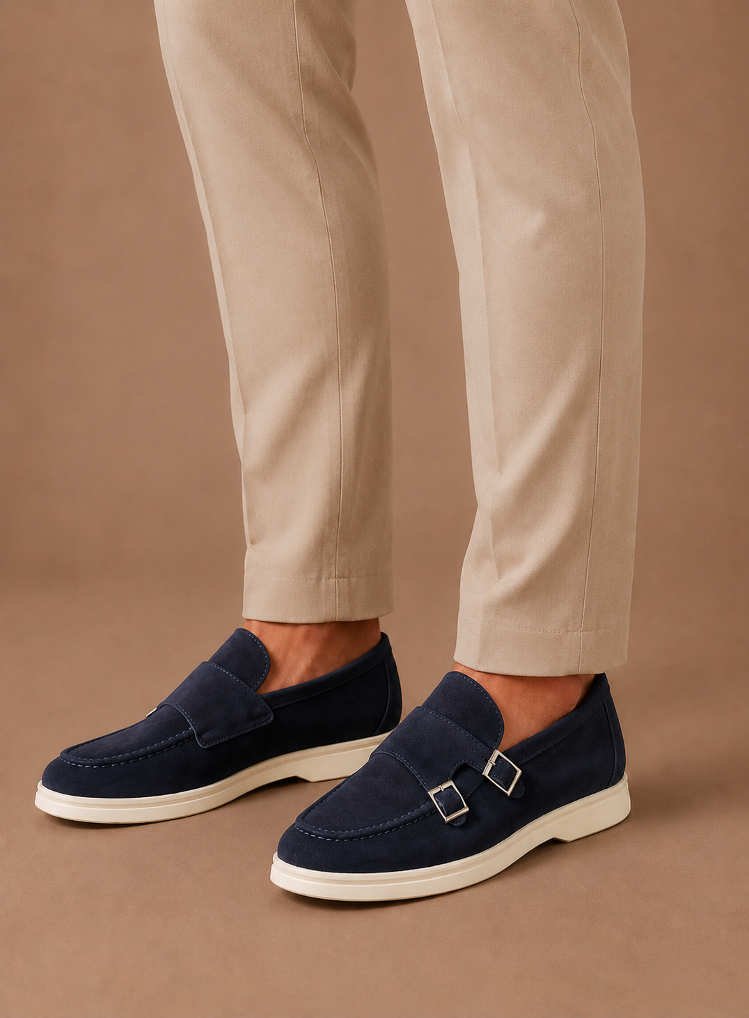 Komfrt Men's Lightweight Suede Loafers