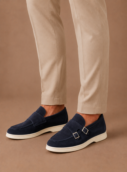 Komfrt Men's Lightweight Suede Loafers