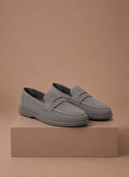 Komfrt Men's Summer Slip-On Loafers – Grey