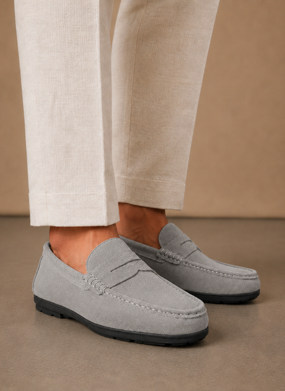 Komfrt Men's Suede Driving Loafers
