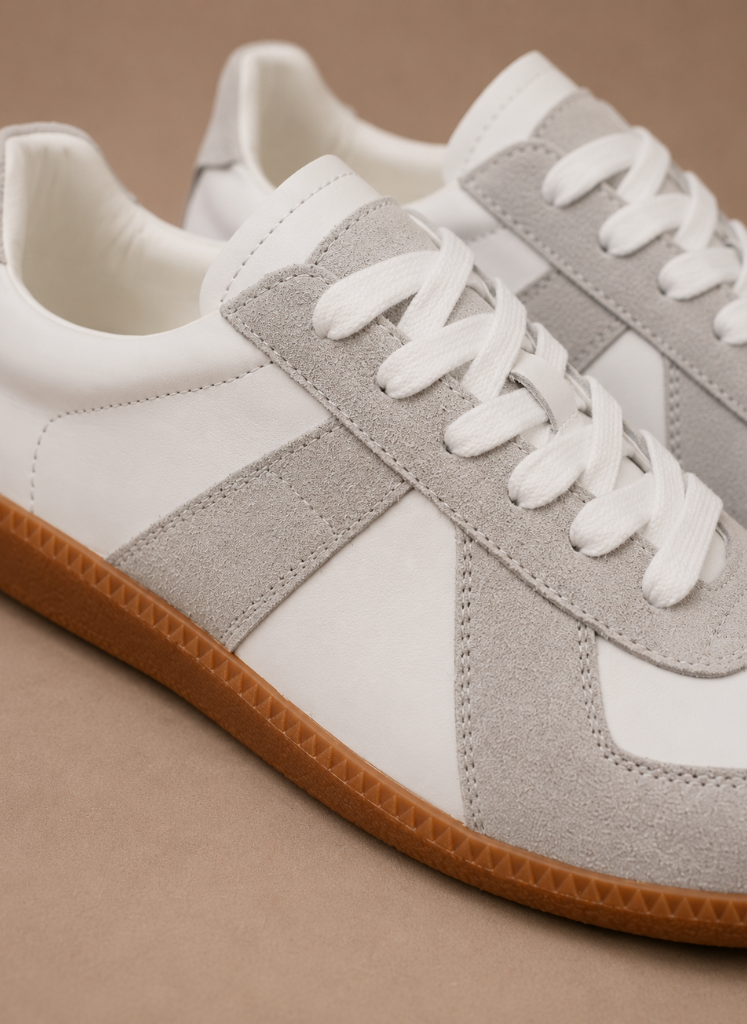 Komfrt Men's Low-Top Suede Sneakers