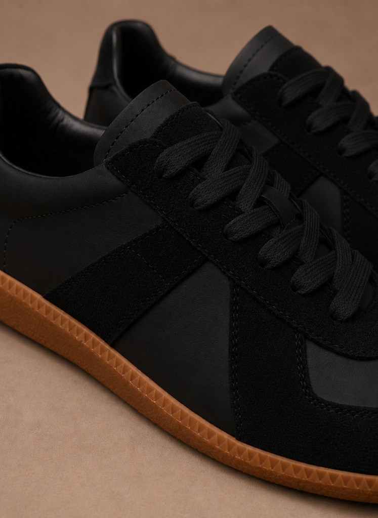 Komfrt Men's Low-Top Suede Sneakers