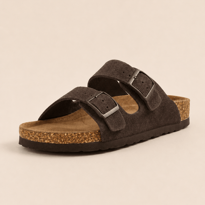 Komfrt Suede Sandals – Mocha