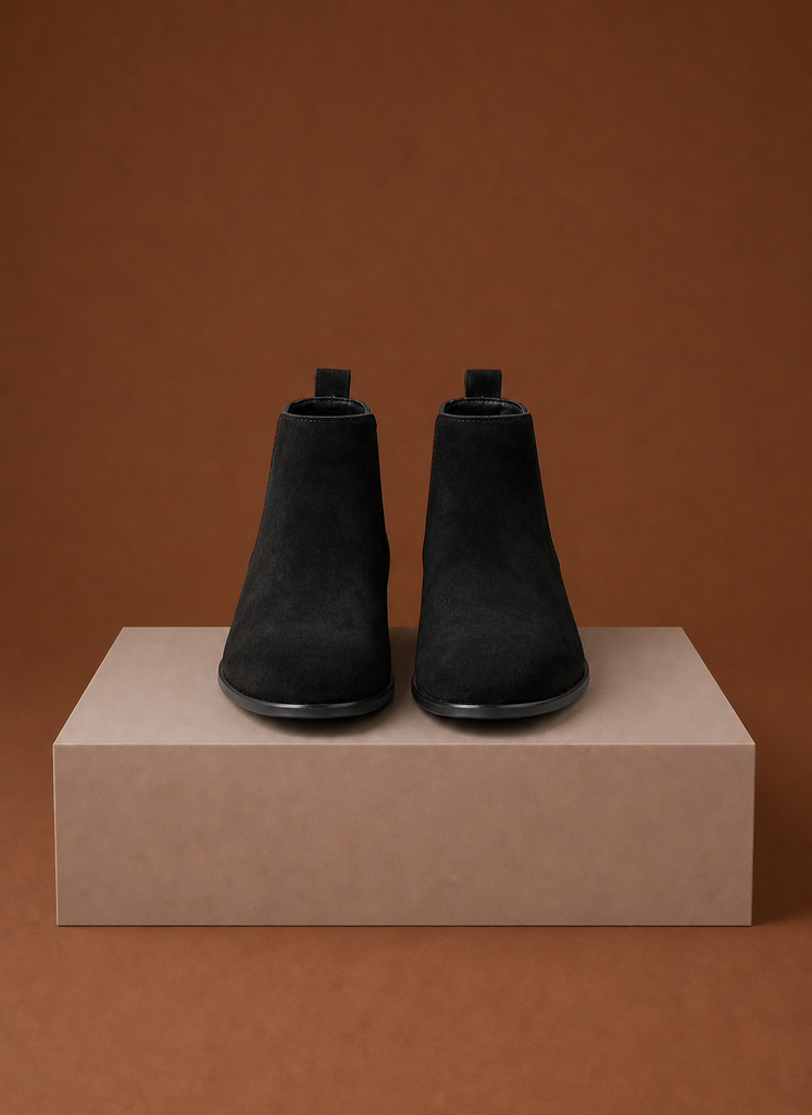 Komfrt Men's Suede Chelsea Boots