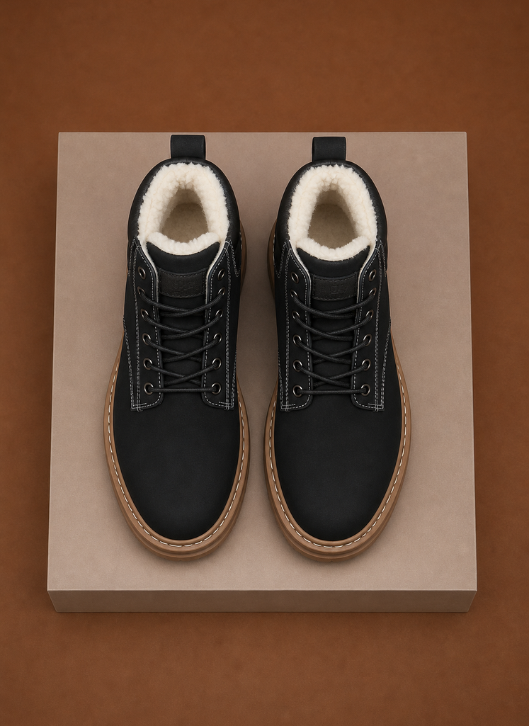 Komfrt Men's Warm-Lined Winter Boots
