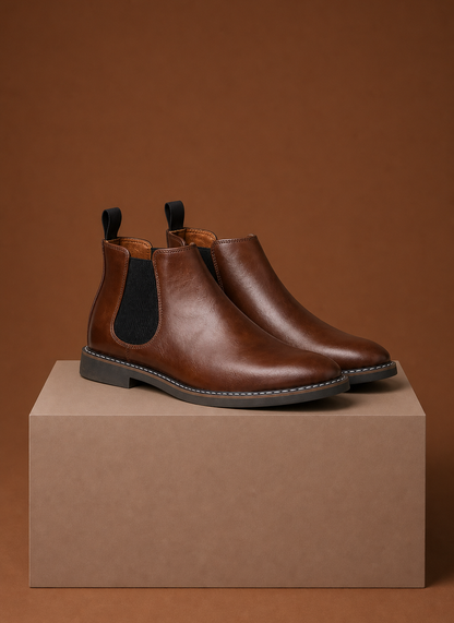 Komfrt Men's Chelsea Boots – Brown