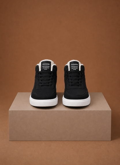 Komfrt Men's Fleece-Lined High-Top Sneakers
