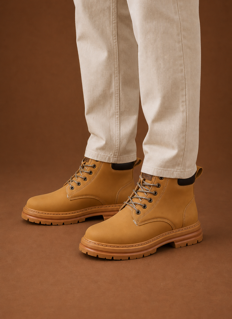 Komfrt Men's Warm-Lined Winter Boots