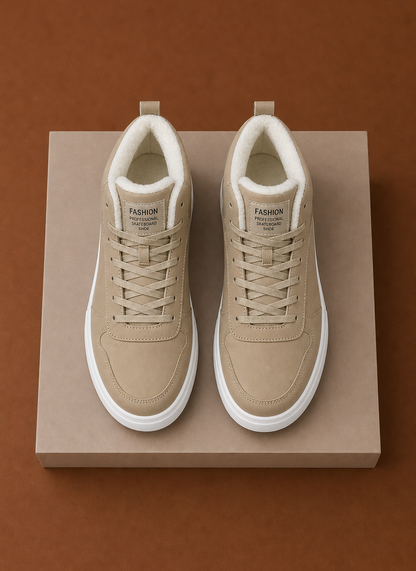 Komfrt Men's Fleece-Lined High-Top Sneakers