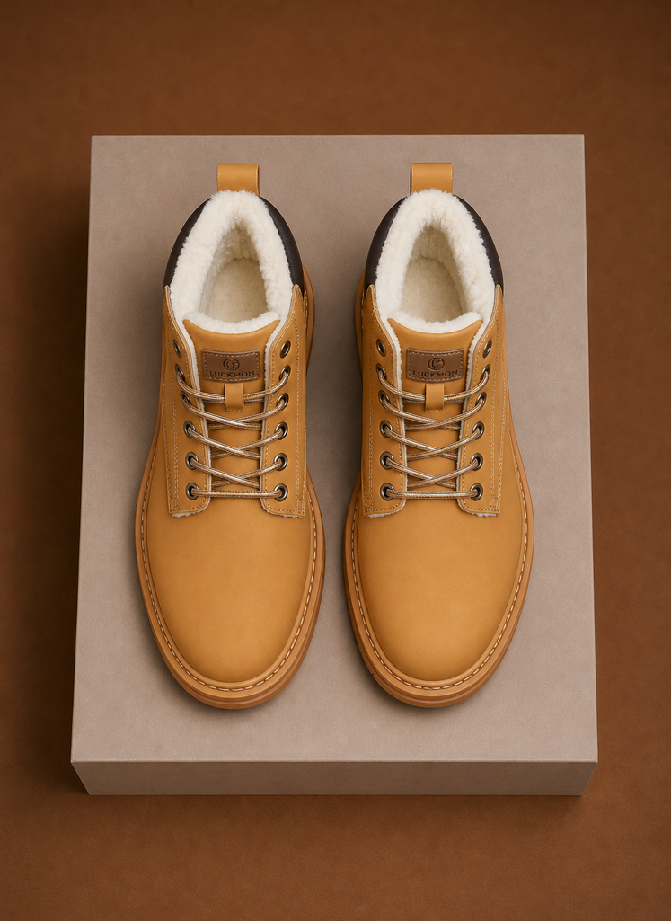 Komfrt Men's Warm-Lined Winter Boots
